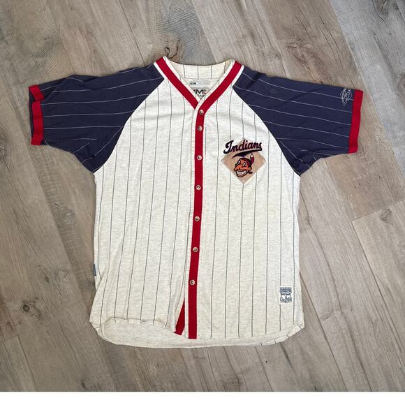Mirage Other - Vintage Cleveland Indians Mirage Cooperstown Collection Jersey Mens XL